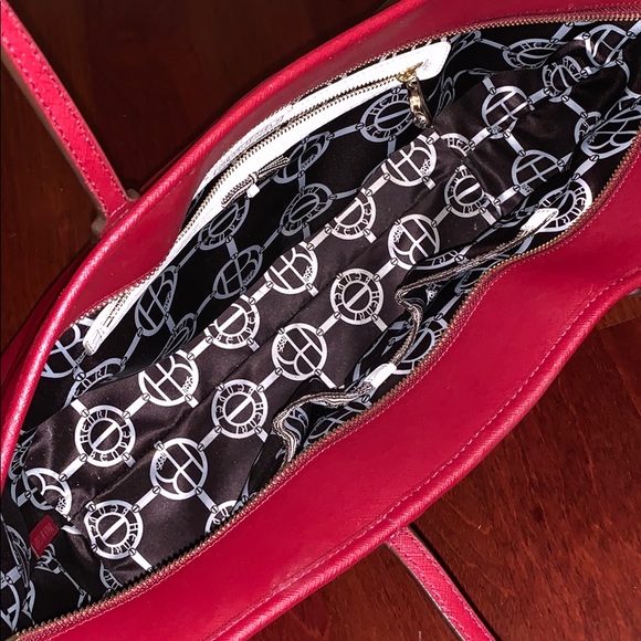 Henri Bendel red tote - Picture 5 of 7